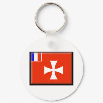 Wallis and Futuna Flag keychains by jacinto888 Wallis and Futuna Flag keychains