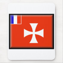 Wallis and Futuna Flag mousepads