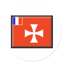Wallis and Futuna Flag stickers by jacinto888 Wallis and Futuna Flag stickers