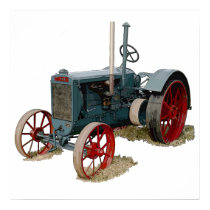 Wallis Tractor Print
