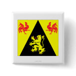 Walloon Brabant Flag Button