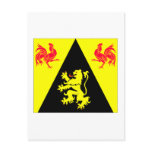 Walloon Brabant Flag Postcard