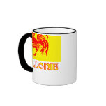 Walloon Region Flag wtih Name Coffee Mug