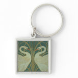 Wallpaper Design for panel of "Swan, Rush &amp; Iris" Key Chains