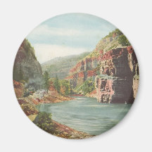 Walls of the Canon, Grand River (Canyon) Fridge Magnet