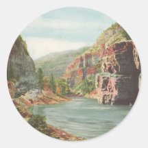 Walls of the Canon, Grand River (Canyon) Stickers