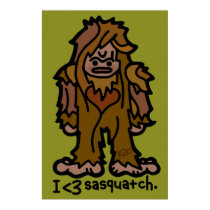 wallsquatch. posters by kitskids wallsquatch. posters