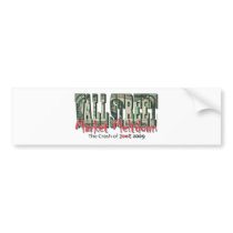 WallStreet Market Meltdown bumper stickers by Incatneato WallStreet Market Meltdown bumper stickers