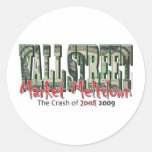WallStreet Market Meltdown Stickers