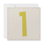 Wally the Giraffe 1st Birthday Party invitations