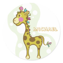 Wally the Giraffe Character stickers by paper_robot Wally the Giraffe Character stickers
