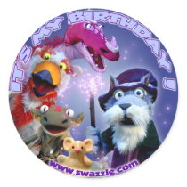 Walnt the Wizard Birthday Sticker