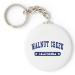 Walnut Creek California College Style tee shirts Keychain