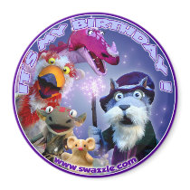 Walnut the Wizard Birthday Magnet by Swazzle Walnut the Wizard Birthday Magnet