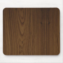 Walnut wood grain mouse pad mousepads