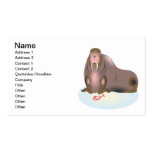 Walrus 2 business card template