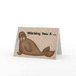Walrus Birthday Card