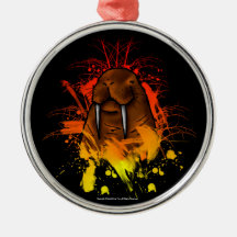 Walrus Christmas Tree Ornament