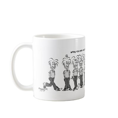 Walrus Comix Existential Coffee Cup! Coffee Mug by walruscomix