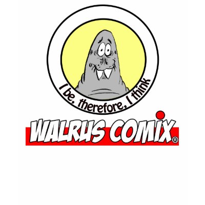 Walrus Comix Ladies Baby Doll (fitted) Shirt by walruscomix