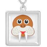 Walrus head cartoon jewelry