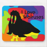 Walrus Love Mouse Pad