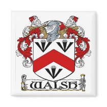 Walsh Coat of Arms Magnet by irishcountry Walsh Coat of Arms Magnet