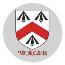 Walsh Falimy Shield Sticker by NameShack Walsh Falimy Shield Sticker