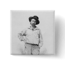 Walt Whitman, frontispiece to 'Leaves of Buttons