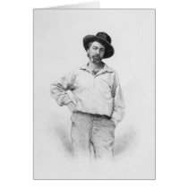 Walt Whitman, frontispiece to 'Leaves of Card