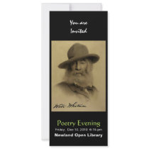 Walt Whitman Custom Invites
