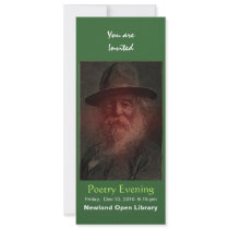 Walt Whitman Personalized Invite