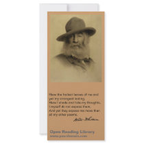 Walt Whitman Rack Card