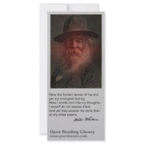 Walt Whitman Full Color Rack Card