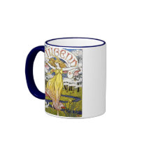 Walter Crane "Jugend" Art Nouveau mugs