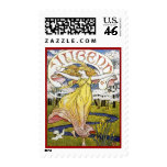 Walter Crane "Jugend" Art Nouveau Stamp