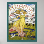 Walter Crane "Jugend" Art Nouveau Poster