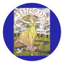 Walter Crane "Jugend" Art Nouveau Sticker