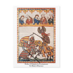 Walter Of Blades In Tournament By Master Manesse postcards