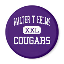 Walter T Helms - Cougars - Junior - San Pablo magnets by customteamsportswear Walter T Helms - Cougars - Junior - San Pablo magnets