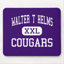 Walter T Helms - Cougars - Junior - San Pablo mousepads by customteamsportswear Walter T Helms - Cougars - Junior - San Pablo mousepads