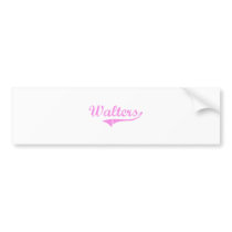 Walters Last Name Classic Style Bumper Stickers