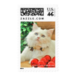 Walter's Shiny Red Christmas Balls Postage Stamp