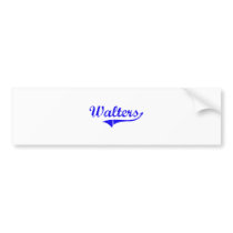 Walters Surname Classic Style Bumper Stickers