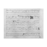 Waltz in F minor Post Card