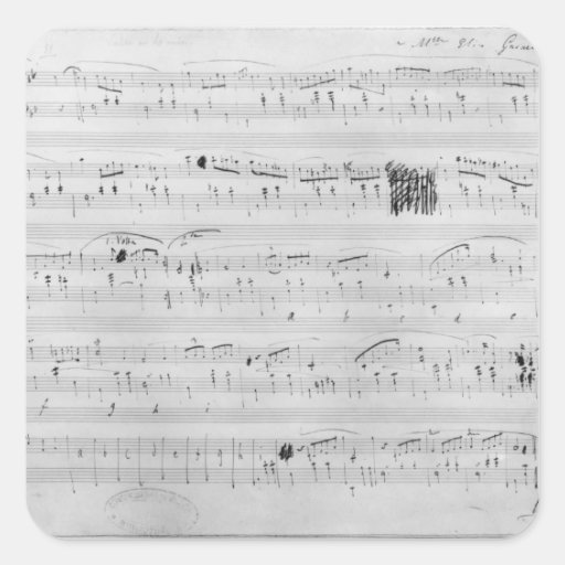 Waltz in F minor Square Sticker