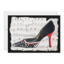 Waltzing Pumps Invites