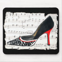 Waltzing Pumps mousepads by ElainePlesser Waltzing Pumps mousepads