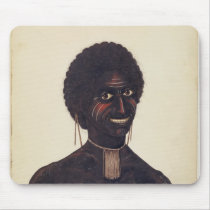 Wambela, wife of Cobbawn Wogi, native chief Mousepad
