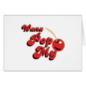 Wana Pop My Cheery cards by CarbonClothing Wana Pop My Cheery cards